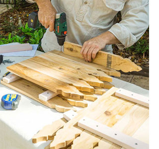 pine table stools for balcony, courtyard or patio