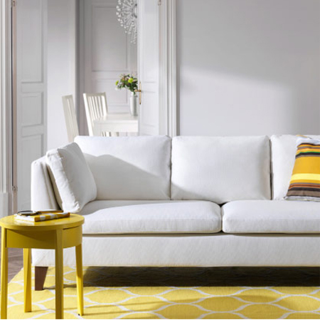 yellow colourful coffee table design ideas