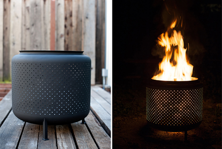 Home Dzine Garden Ideas Upcycle Washing Machine Drum Into Firepit