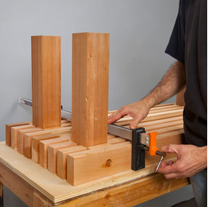Make a classic slat garden bench 