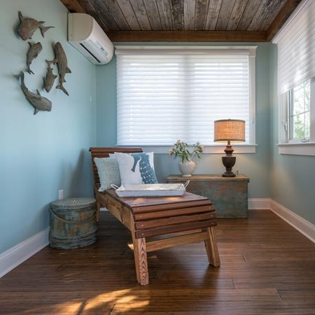 Install a reclaimed timber ceiling