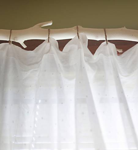 branch tree curtain rod hanging pole