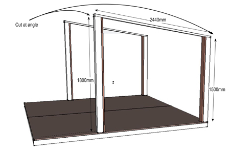 Build an outdoor fort 