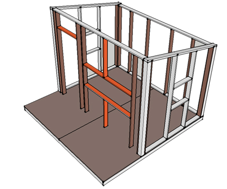 Build an outdoor fort 