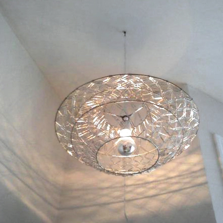 Paperclip chandelier