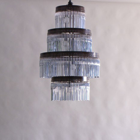 Ballpoint pen chandelier 