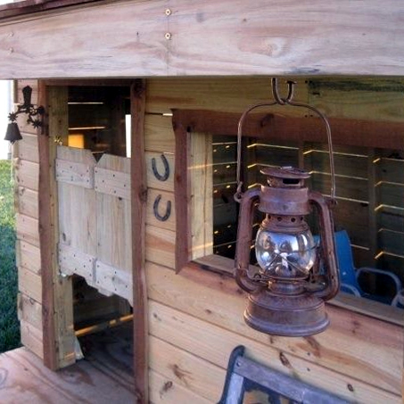 Build an outdoor fort 