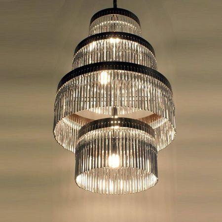 Ballpoint pen chandelier 