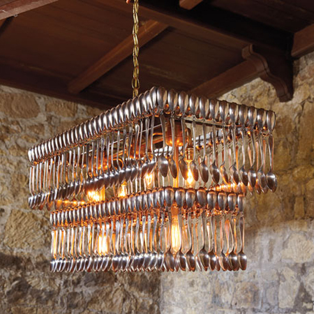 spoon chandelier