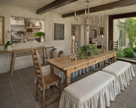 Romantic style and modern living