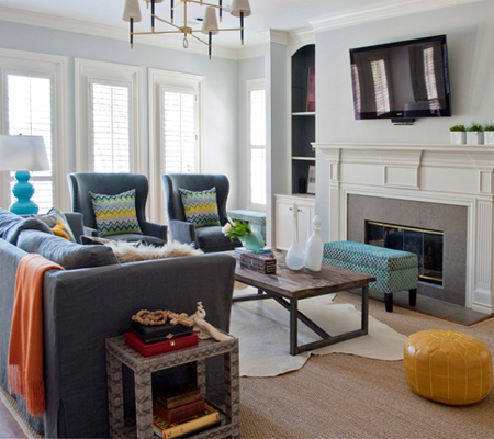 Interior design that is playful and bold