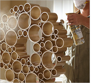 Alternative Christmas tree ideas pvc pipe