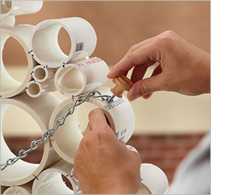 Alternative Christmas tree ideas pvc pipe