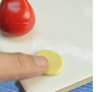 Angry birds key ring with modelling clay