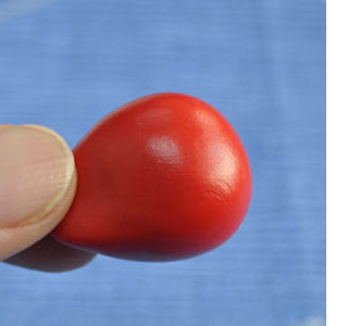 Angry birds key ring with modelling clay