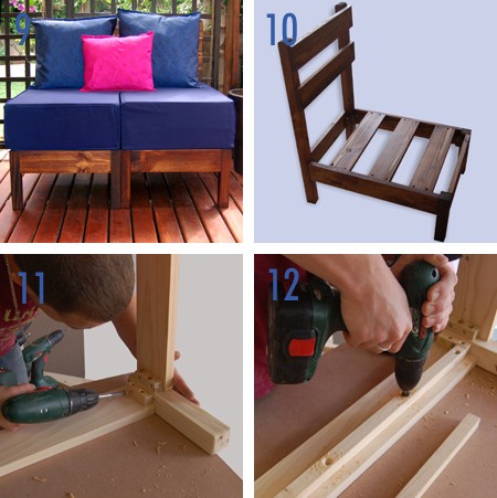 Making basic garden chairs
