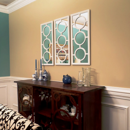 diy circle pattern design mirrors