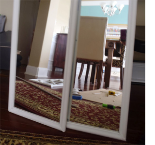 Make decorative mirrors 
