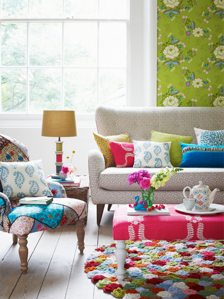 decorate home colour plascon paint colourful accessories pinks blues yellows greens