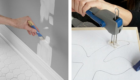 DIY make a tree towel hanger 