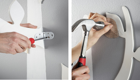 DIY make a tree towel hanger 