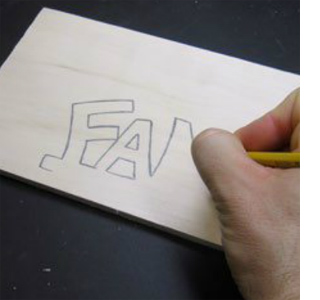 Making wall art with Dremel Moto Saw 