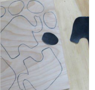 Make an elephant swag for nursery 