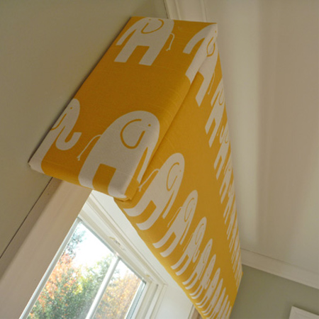 Home Dzine Bedrooms Diy Upholstered Pelmet For Nursery