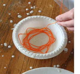 Colourful Easter egg garland