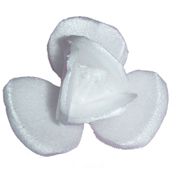 Rose bouquet with polystyrene trays 