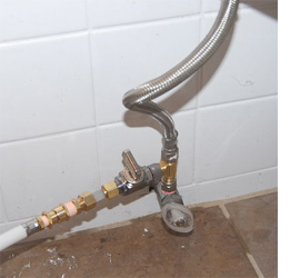 Add a shower spray to your toilet 