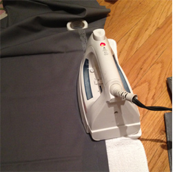 How to make horizontal striped curtains