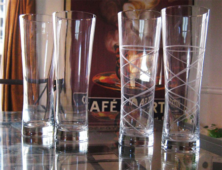 How to etch on glass