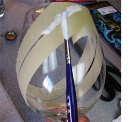 How to etch on glass