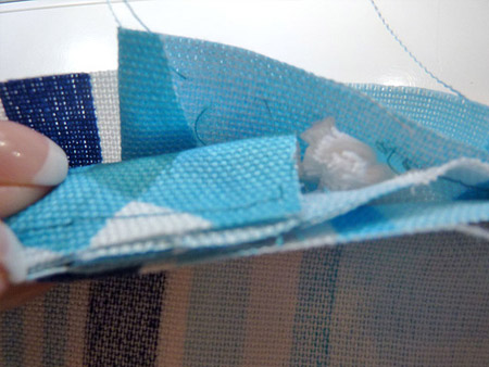 How to make square or rectangle piped cushions