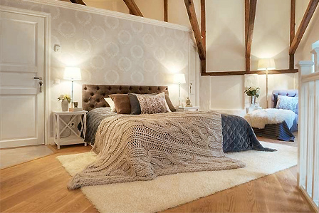 Knit a giant blanket or throw