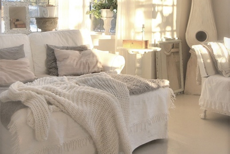Knit a giant blanket or throw