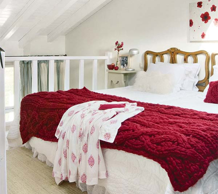 Knit a giant blanket or throw