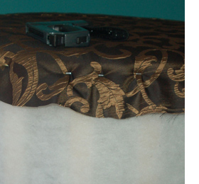 How to make a circular ottoman