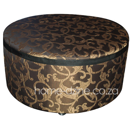 how to make circular ottoman