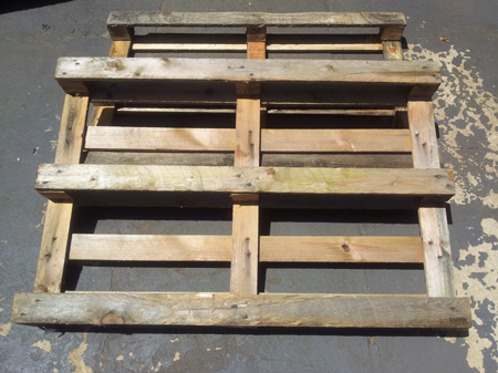 reclaimed timber pallets