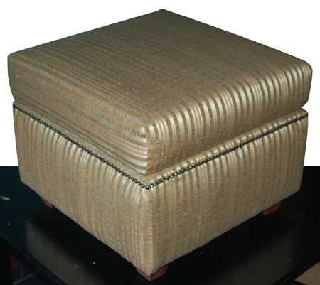 Make a basic upholstered ottoman