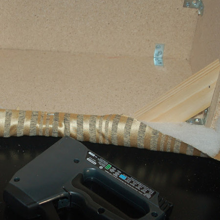 Make a basic upholstered ottoman