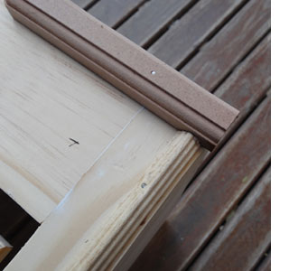 Use Dremel Trio to make own moulding and trim
