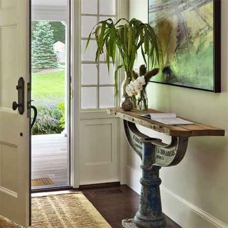 industrial pieces can be repurposed in so many ways