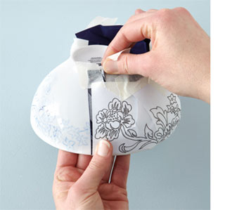 Paint on ceramics and porcelain