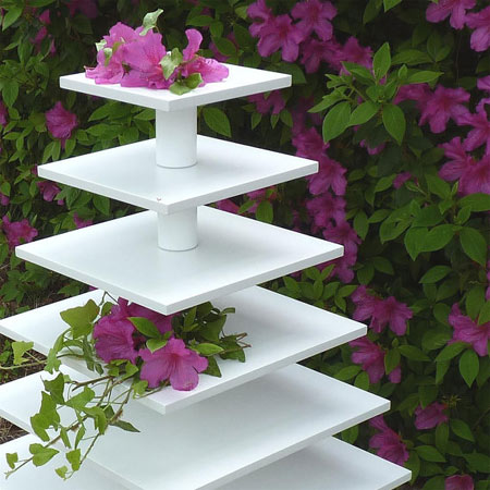 diy make cupcake cake stand