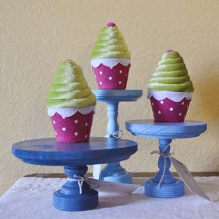 Round-up of easy to make cupcake stands