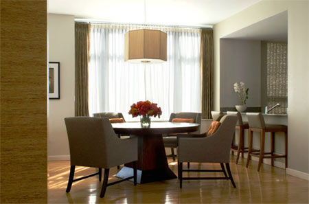 Interiors with crisp lines and smart colours