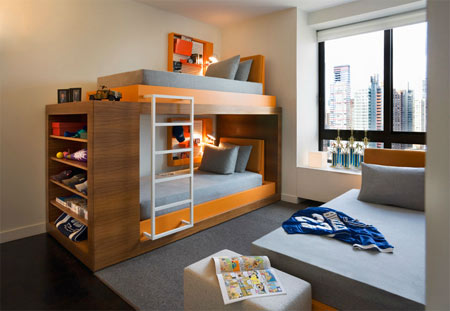 Interiors with crisp lines and smart colours